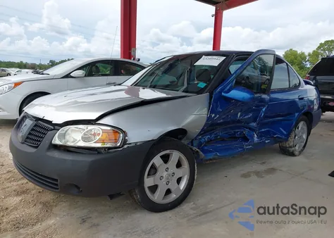 2006 Nissan Sentra 1.8S z USA, uszkodzony, nr VIN 3N1CB51D66L458419
